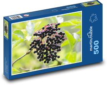 Elderberry - fruit, fruits Puzzle of 500 pieces - 46 x 30 cm 