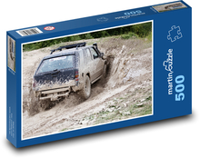 Samochód terenowy - błoto, przygoda Puzzle 500 elementów - 46x30 cm