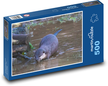 Otter - water, animal Puzzle of 500 pieces - 46 x 30 cm 