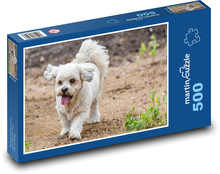 Psí maznáčik - pes, roztomilý Puzzle 500 dielikov - 46 x 30 cm 