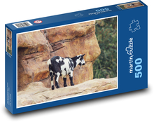 Horská koza - zviera, príroda Puzzle 500 dielikov - 46 x 30 cm 