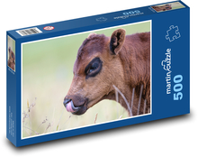 Tele - kráva, dobytek Puzzle 500 dílků - 46 x 30 cm