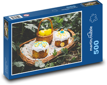 Ostern - Cupcakes, Picknick Puzzle 500 Teile - 46 x 30 cm