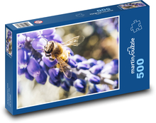 Bee - insect, flower Puzzle of 500 pieces - 46 x 30 cm 