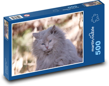 Hauskatze - Säugetier. Haustier Puzzle 500 Teile - 46 x 30 cm