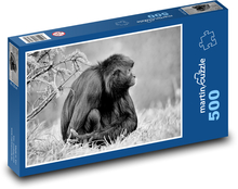 Monkey - primate, mammal Puzzle of 500 pieces - 46 x 30 cm 