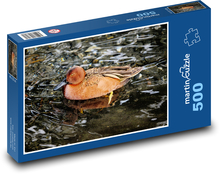 Kachna - vodní pták, jezero Puzzle 500 dílků - 46 x 30 cm