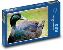 Kachna - vodní pták, zvíře Puzzle 500 dílků - 46 x 30 cm