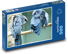Palmový kakadu - vták, zoo Puzzle 500 dielikov - 46 x 30 cm 