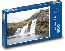 Iceland - waterfall, river Puzzle of 500 pieces - 46 x 30 cm
