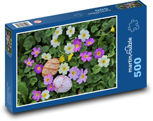 Easter Eggs - Primula, Easter Eggs Puzzle of 500 pieces - 46 x 30 cm 