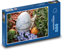 Easter decoration - bunny, egg Puzzle of 500 pieces - 46 x 30 cm 