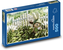 Osterhase - Krokusse, Frühling Puzzle 500 Teile - 46 x 30 cm