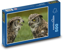 Owls - birds, animals Puzzle of 500 pieces - 46 x 30 cm 