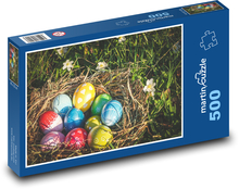 Easter Easter eggs - eggs, decoration Puzzle of 500 pieces - 46 x 30 cm 