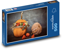 Tekvica - jeseň, dekorácie Puzzle 500 dielikov - 46 x 30 cm 