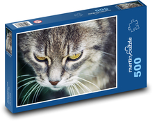 Haustier Katze - Tierporträt, Haustier Puzzle 500 Teile - 46 x 30 cm