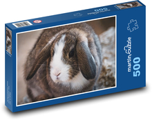 Baranie králik - uši, zviera Puzzle 500 dielikov - 46 x 30 cm 