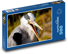 Volavka - vták, volavka Puzzle 500 dielikov - 46 x 30 cm 