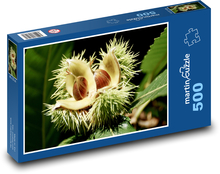 Gaštan - jeseň, škrupina Puzzle 500 dielikov - 46 x 30 cm 