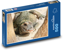 Krokodil - gefährliches Reptil Puzzle 500 Teile - 46 x 30 cm