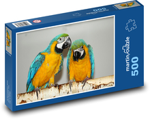 Ara papagáj - vtáky, zvieratá Puzzle 500 dielikov - 46 x 30 cm 