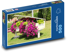 Petunia - Klavier, Dekoration Puzzle 500 Teile - 46 x 30 cm