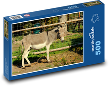 Osioł - zwierzę, ssak Puzzle 500 elementów - 46x30 cm
