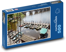 Hafen - Boote,Moldau Puzzle 500 Teile - 46 x 30 cm