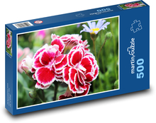 Carnation - flower, spring Puzzle of 500 pieces - 46 x 30 cm