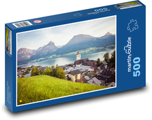 St Wolfgang - lake, Austria Puzzle of 500 pieces - 46 x 30 cm 