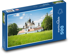 Kláštor - Česká republika, stavba Puzzle 500 dielikov - 46 x 30 cm 