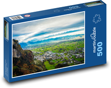 Alpental - Berge, Natur Puzzle 500 Teile - 46 x 30 cm