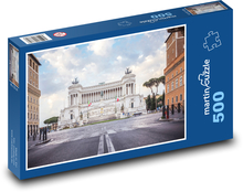 Řím - Itálie, památník Puzzle 500 dílků - 46 x 30 cm