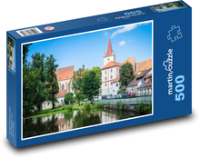 Blatná - miasto, Czechy Puzzle 500 elementów - 46x30 cm
