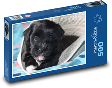 Pes - šteňa, zvieratá Puzzle 500 dielikov - 46 x 30 cm 