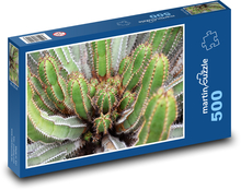 Kaktus - pichlavá rostlina, květina  Puzzle 500 dílků - 46 x 30 cm