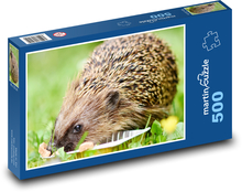 Ježko - zviera, jesť Puzzle 500 dielikov - 46 x 30 cm 