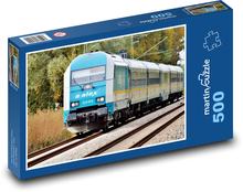 Locomotive - railway, train Puzzle of 500 pieces - 46 x 30 cm 