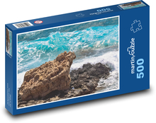 Meer - Wellen, Felsen Puzzle 500 Teile - 46 x 30 cm