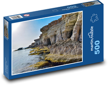 Skalní útvary - moře, jeskyně Puzzle 500 dílků - 46 x 30 cm