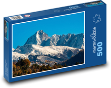 Alpy - hory, dediny Puzzle 500 dielikov - 46 x 30 cm 