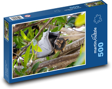 Lis latający - nietoperz, zwierzę Puzzle 500 elementów - 46x30 cm