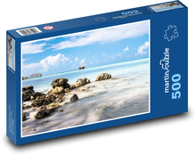 Fakarava - Korallenatoll, Insel Puzzle 500 Teile - 46 x 30 cm