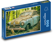 Automobil - staré auto, šrot Puzzle 500 dílků - 46 x 30 cm