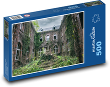Opuszczony klasztor - dom, budowa Puzzle 500 elementów - 46x30 cm