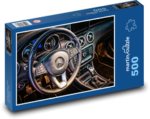 Přístrojová deska - Mecedez Benz, auto Puzzle 500 dílků - 46 x 30 cm