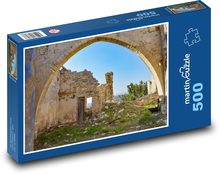Zrúcaniny - dom, v ruinách Puzzle 500 dielikov - 46 x 30 cm 