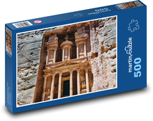 Petra - Jordánsko, pokladnica Puzzle 500 dielikov - 46 x 30 cm 