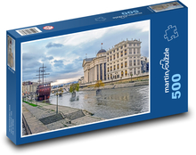 Skopje - Macedonia Północna, miasto Puzzle 500 elementów - 46x30 cm